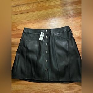 Brand New Express Leather Skirt size 8